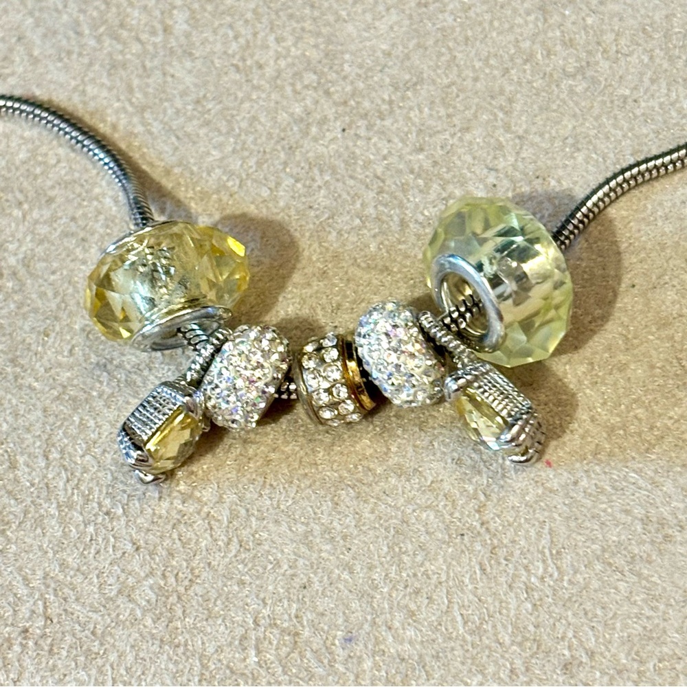 Brighton Mini Charm Heart necklace Fits mini & regular charms Silver Retired - Picture 8 of 9